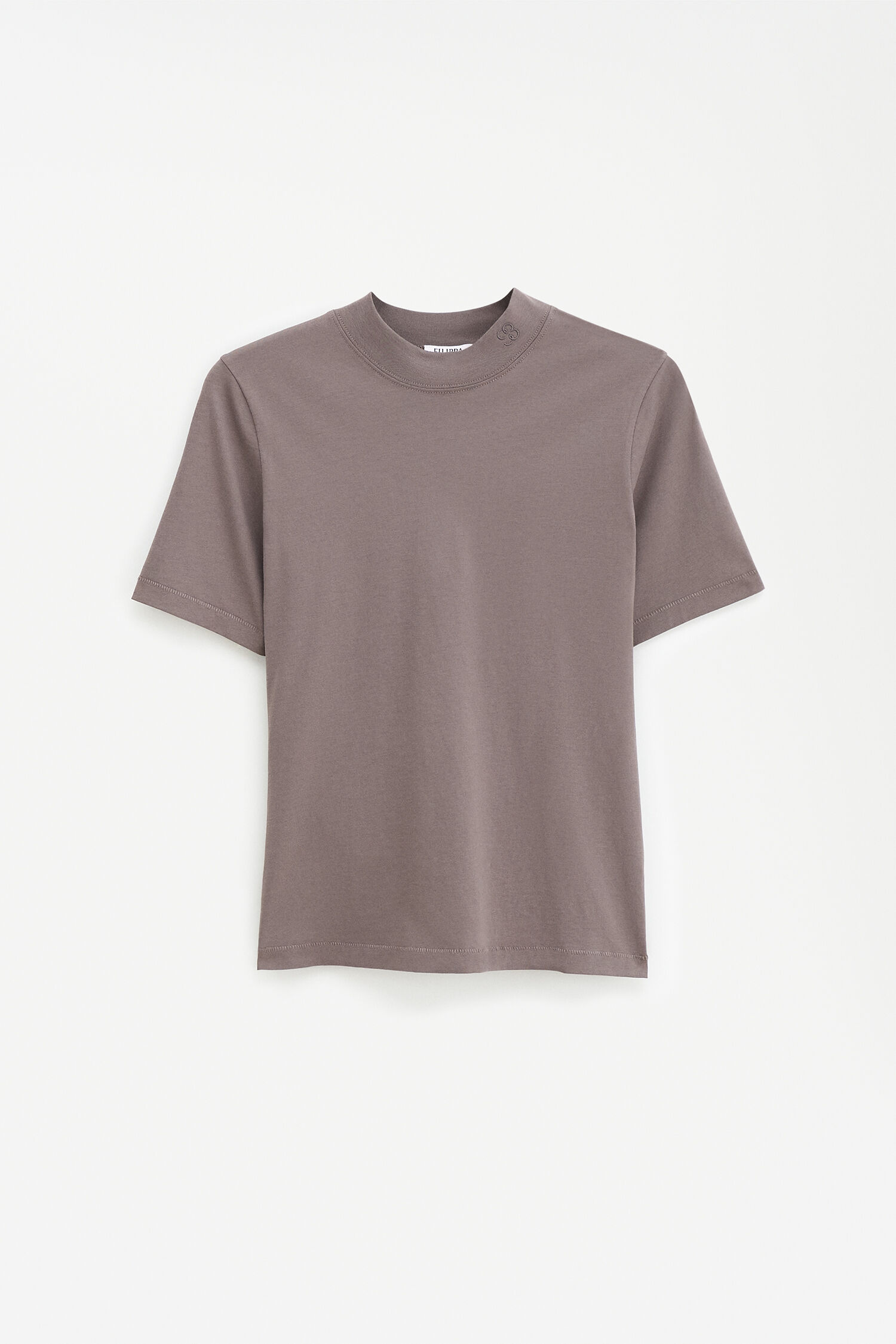 Mock Neck Tee Driftwood Filippa K